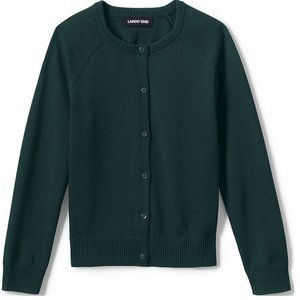 Lands' End Little Girls Cardigan Sweater